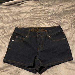 Wax Jean Shorts